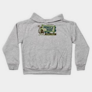 World Famous Monkey Room Vintage Spokane Washington Kids Hoodie